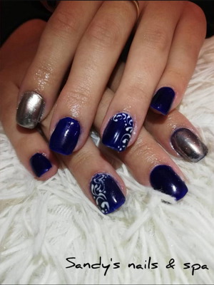 Press on nails καινούργια, σετ 10 τεμαχίων με κιτ τοποθέτησης