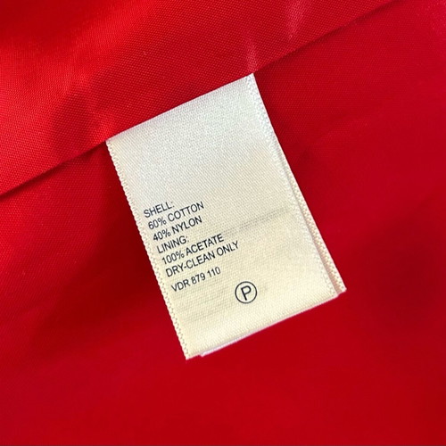 Nautica women's trench coat Large red like new