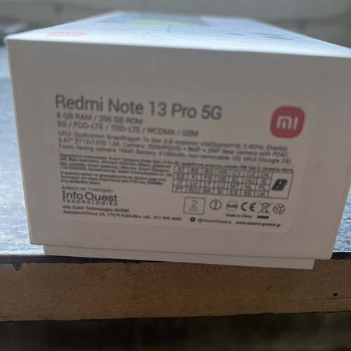 Xiaomi Redmi Note 13 Pro 5G Dual Sim like new, 256GB, black