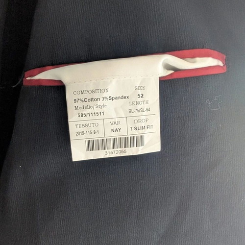 Balmain blazer new, dark blue, size 52