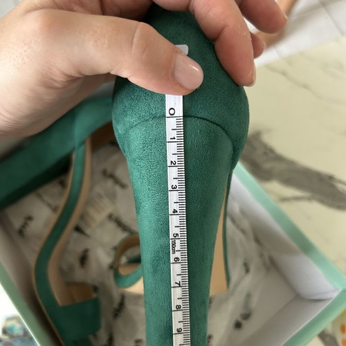 Bellucci suede sandals, green, size 39