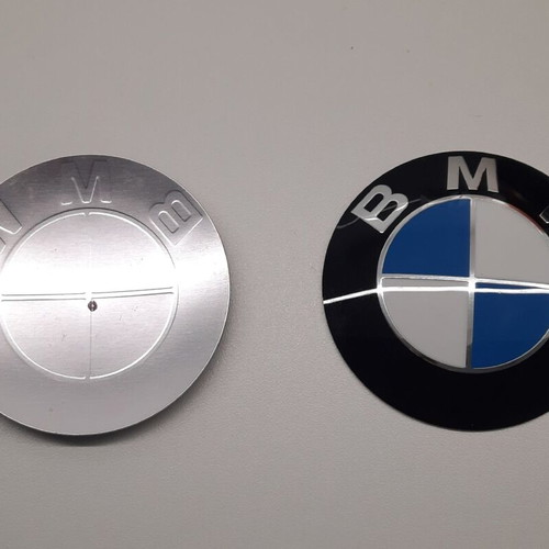 BMW E Series E38/E66/E65 metal trunk lid badges new