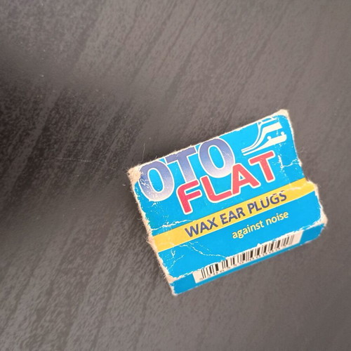 Oto Flat ωτοασπίδες συλλεκτικό μικρό χαρτινό κουτάκι μεταχειρισμένο