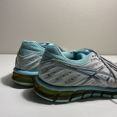 Shoes pack of 4 with one Asics pair, used, size 39, multicolor