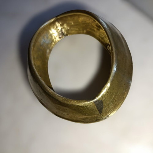 Vintage handmade Goti bracelet from brass used