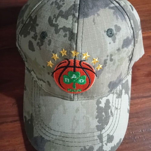 Panathinaikos Basketball Collectible Cap camouflage, new, 7 stars embroidered