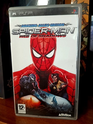 Spiderman Web of Shadows PSP game like new, English version