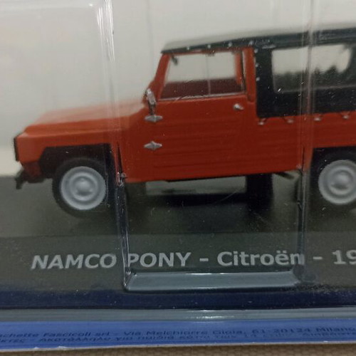 Unforgettable Cars Namco Pony Citroen 1975 1:43 model new