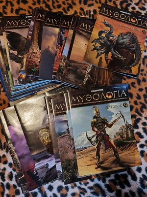 DeAgostini Mythology series magazines and miniatures like new