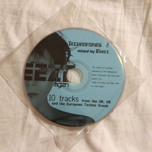 Mikee Technoforms 2 Mix CD used, electronic