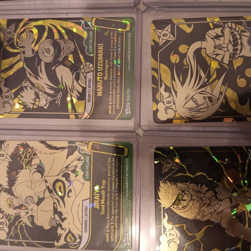 Naruto Mythos Full Secret Rare Card Set 10 Cards New