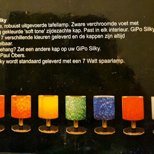 Design table lamp by Paul Obers for Hato bv, new, multiple colors