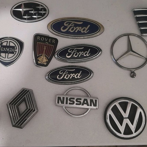 Car badges used, pack of 15 different