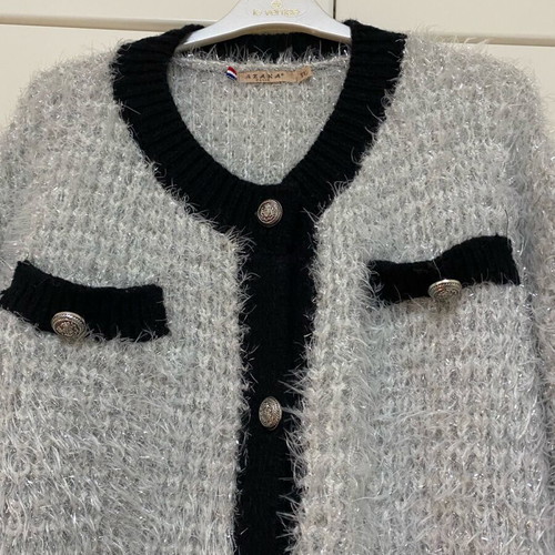 Azade pullover like new, size M, black and grey