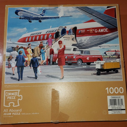 Corner Piece All Aboard 1000-piece jigsaw puzzle