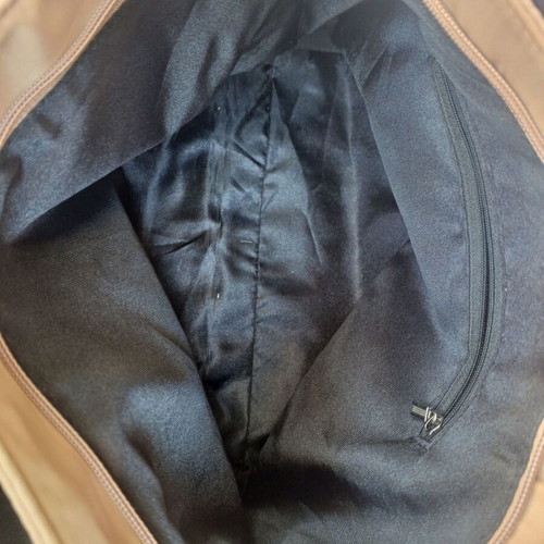 Shoulder bag like new, black and beige