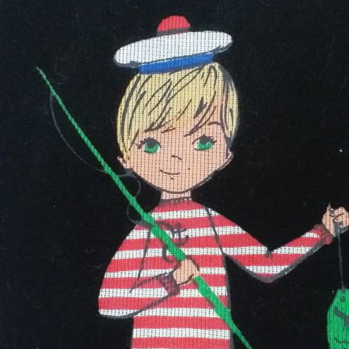 Velvet canvas for embroidery new, size approximately 22×32 cm