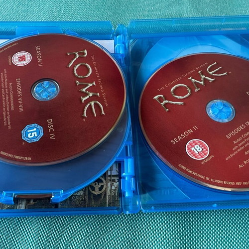 Rome Blu-Ray like new with Greek subtitles, complete seasons