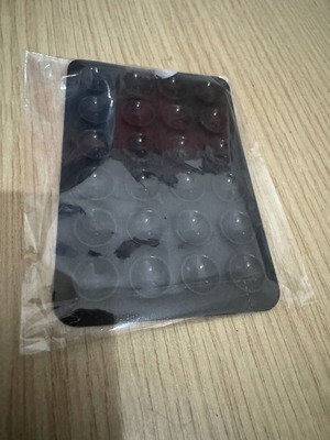 Mobile phone suction cup holder, new, silicone, 8 x 5.5 cm