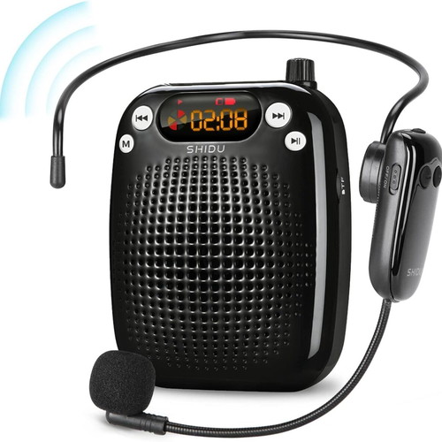 SHIDU S611 Φορητός Ενισχυτής Φωνής με Ασύρματο UHF Μικρόφωνο Νέο