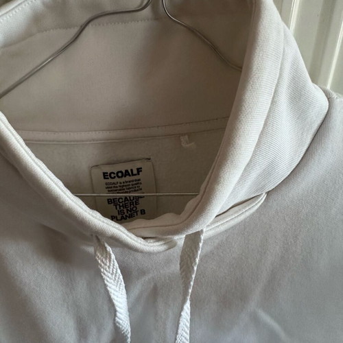 Ecoalf women's sweatshirt like new, size Small, white and beige