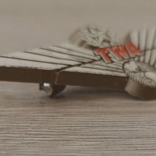 TWA Airline Pin used with scratches