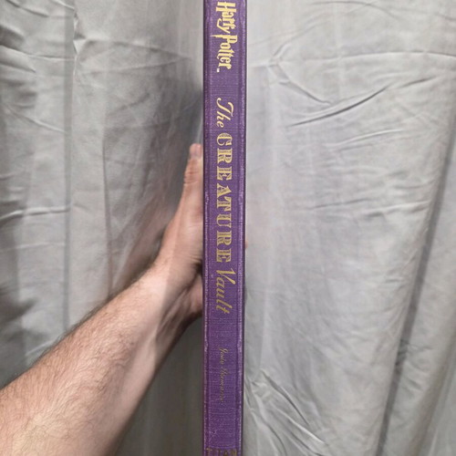 Harry Potter The Creature Vault hardcover book like new, deluxe edition