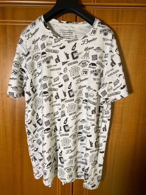 Short-sleeve shirt used, white, size S