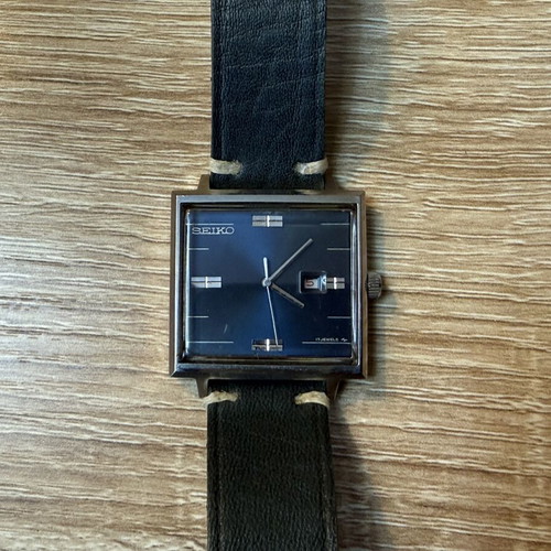 Seiko 2202-3050 Vintage watch like new, blue, manual winding