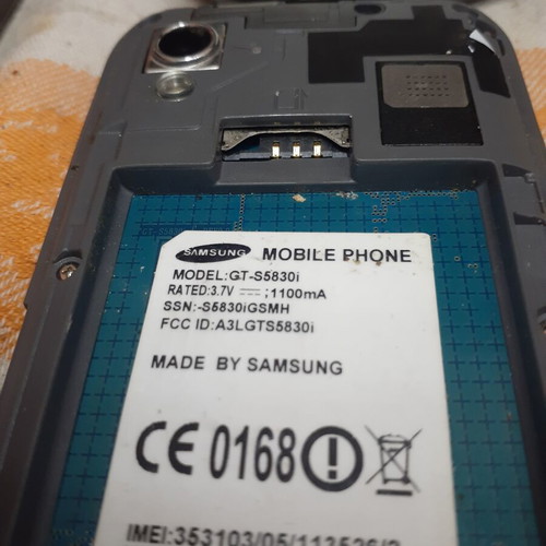 Samsung GT S5830i used phone for parts