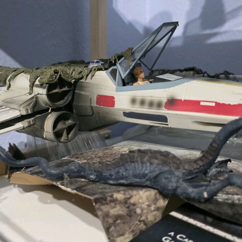 Star Wars Luke Skywalker X-Wing με Dagobah και R2-D2 μεταχειρισμένο