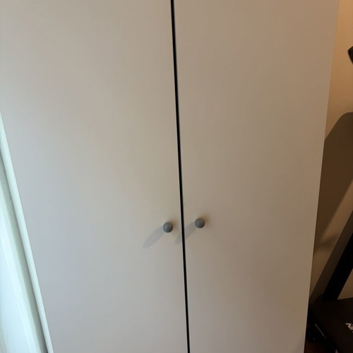 White clothing wardrobe 80x51x180 cm