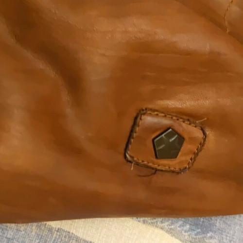 Milestone men's leather jacket like new, tan color, size XL