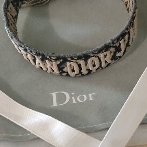 J'adior Dior woven blue bracelet like new