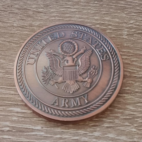 US Army AH-64 Apache military commemorative medal like new