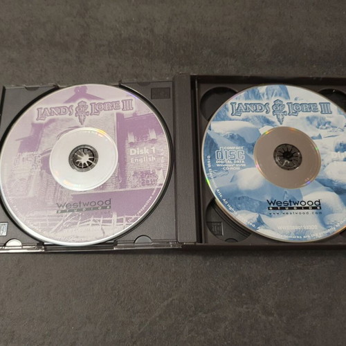 Lands of Lore III 3 PC game used, English version, 4 CDs