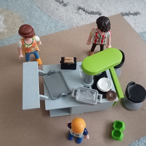 Playmobil kitchen used