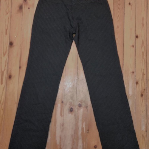 Penny Black gray pinstripe low rise trousers XS used