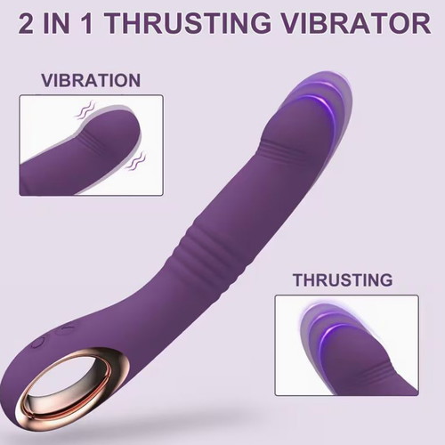 Vibrator with 20 functions, purple