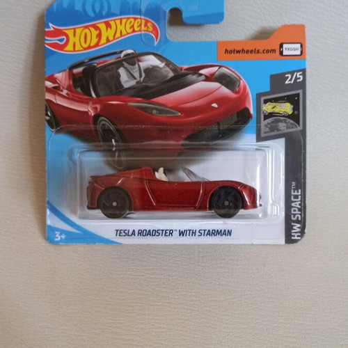 Hot Wheels Tesla Roadster With Starman new sealed