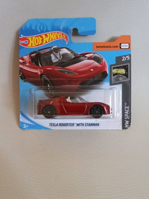 Hot Wheels Tesla Roadster With Starman new sealed