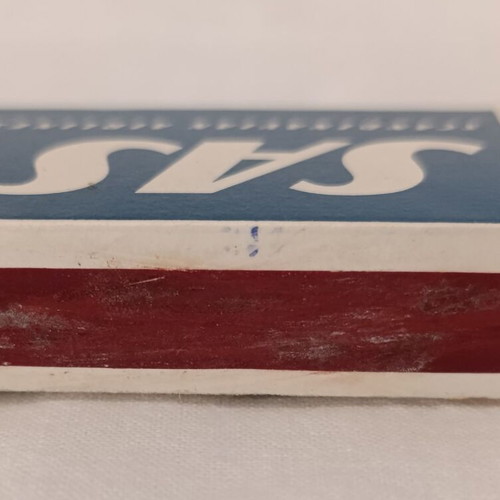SAS Scandinavian Airlines vintage matchbox set of 3 used from 1960s