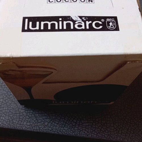Blue Luminarc coasters new