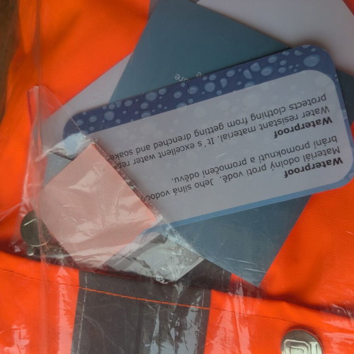 Collectible waterproof reflective work jacket, Large