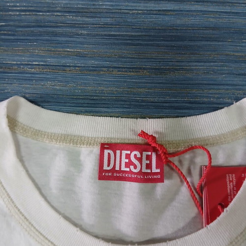 Diesel men's blouse white, new, XL, 100% cotton