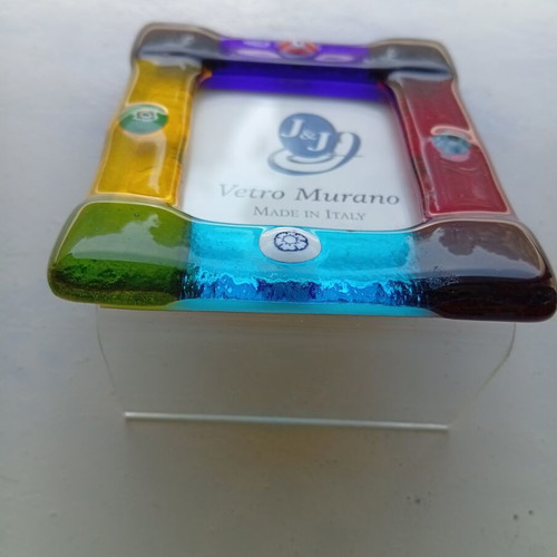 Murano photo frame 6x7.5 cm