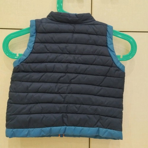 Prenatal baby sleeveless vest 6-9 months like new, dark blue