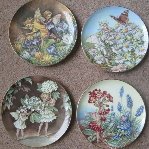 Border wall plate "The festival of Flower Fairies" new, fine bone china 1987