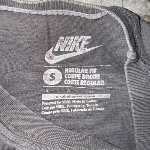 Nike T-shirt used, men's small, grey