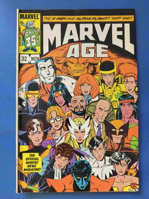 Marvel Age 32 comic used, English
